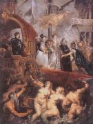The Landing of Marie de-Medici at Marseille, Peter Paul Rubens